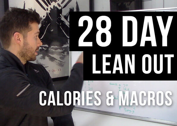 CALORIES & MACROS FOR MY 28 DAY LEAN OUT